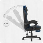 Ігрове крісло CABRO C504 FABRIC FABRIC Чорно-Синій ідеальний вибір для комфорту та стилю геймерів - Зображення 8