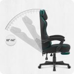 Геймерське крісло Cabro C504 чорно-зелений стиль, комфорт та енергія для перемог - Зображення 9