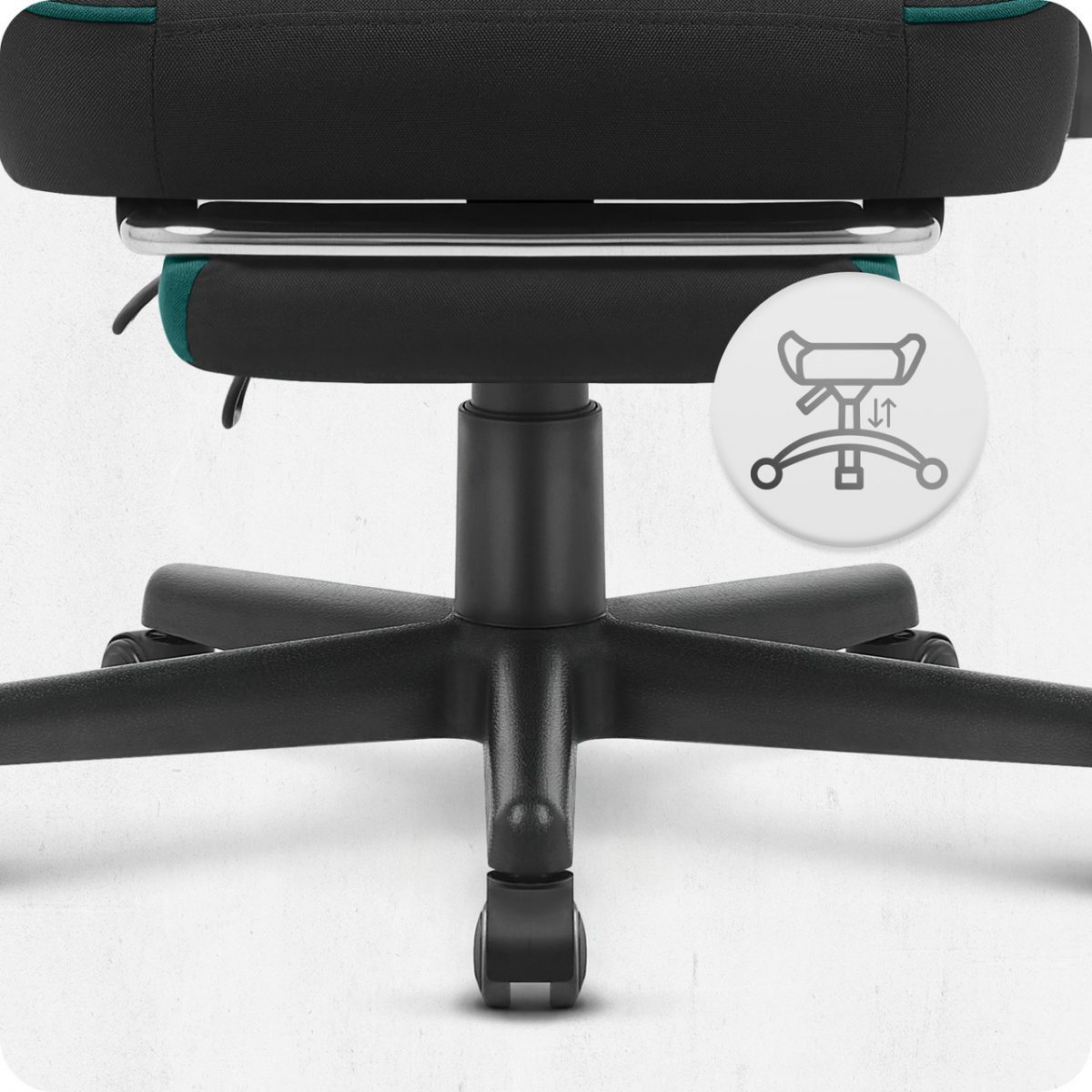 Геймерське крісло Cabro C504 чорно-зелений стиль, комфорт та енергія для перемог - Зображення 6