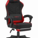 Геймерське крісло Cabro C504 BLACK RED тканина Чорно-Червоний кольору потужний стиль та комфорт для захоплюючих ігор