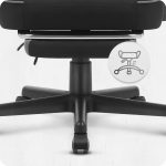 Ігрове крісло CABRO C504 FABRIC чорно-сіра тканина стильний дизайн та комфорт - Зображення 6