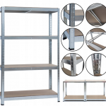 Металевий стелаж Kontrast HD5400 180x90x40 см на 4 полиці.