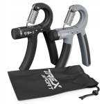 Набір еспандерів регульованих 5-60 кг Trex Sport TX-002HGB чорно-сірий