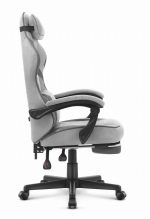 Ігрове крісло Cabro C502 fabric Колір: сіро-чорний комфорт та стиль для геймерів - Зображення 6