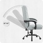 Поворотне крісло Cabro C505 Колір: сірий зручність та стиль у сірому кольорі для вашого комфорту - Зображення 9