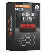 Світлодіодний світильник HQ LED HEXAGON P1 5HEX 235x161