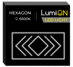 Світлодіодна панель LumiOn 484,5 x 243,5 см біла ефективне освітлення для будь-якого інтер'єру