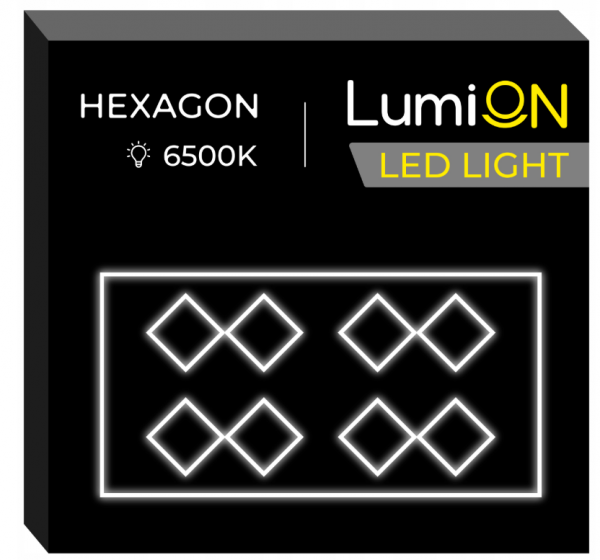 Світлодіодна панель LumiOn 484,5 x 243,5 см біла сучасне та енергоефективне освітлення для вашого інтер'єру
