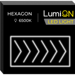 Світлодіодна панель LumiOn 484,5 x 243,5 см біла яскраве та енергоефективне освітлення для вашого простору