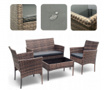 Набір садових меблів Ideal Garden SFS010 коричневий