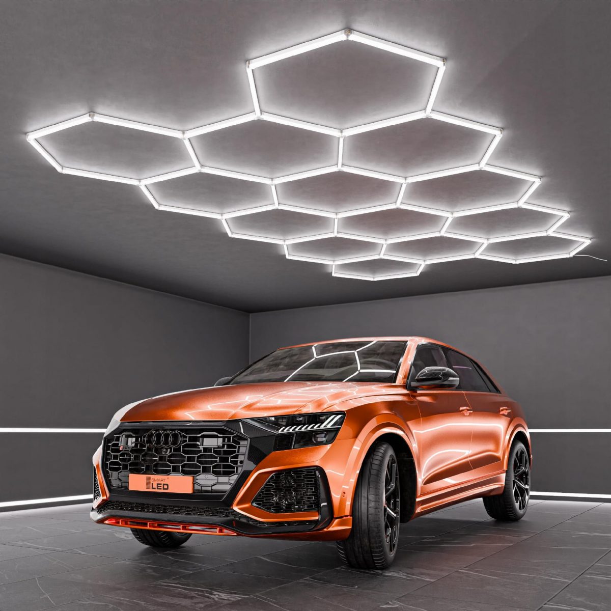 Стельовий світильник Smartled 522 х 298 см білий Сучасний дизайн та ефективне освітлення для вашого інтер'єру - Зображення 3