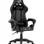 Зручне чорне геймерське крісло Infini Five