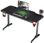 Ігровий стіл ULTRADESK FRAG Green 140x60 см з підкладкою для тривалих ігор - Зображення 4