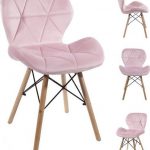 Крісло MUFART ELVA 3404 світло-рожевий оксамит