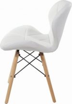 Крісло MUFART ELVA 3326 екошкіра біле Для стилю і комфорту - Зображення 3