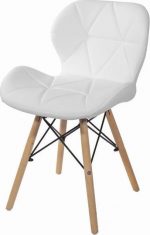 Крісло MUFART ELVA 3326 екошкіра біле Для стилю і комфорту - Зображення 2