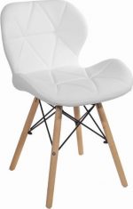 Крісло MUFART ELVA 3326 екошкіра біле Для стилю і комфорту