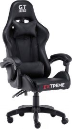 Чорне ігрове крісло Zenga Extreme GT Black S – зручність і підтримка