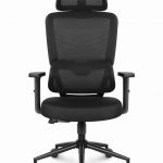 CABRO C506 тканинне офісне крісло чорна тканина зручність та стиль у чорній тканині для роботи та комфорту