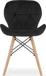 Крісло MUFART ELVA 3372 чорний оксамит Вишукана розкіш - Зображення 2