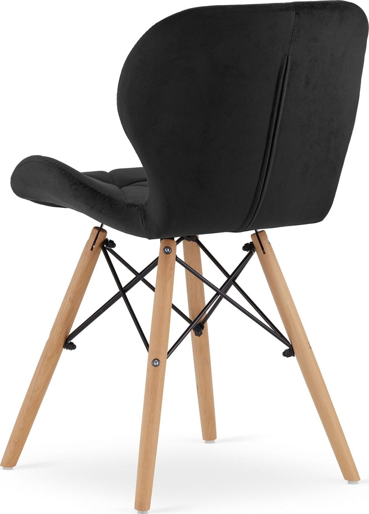 Крісло MUFART ELVA 3372 чорний оксамит Вишукана розкіш - Зображення 3