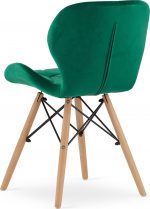 Крісло MUFART ELVA 3371 зелений оксамит Вишуканий дизайн та комфорт - Зображення 2