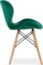 Крісло MUFART ELVA 3371 зелений оксамит Вишуканий дизайн та комфорт - Зображення 3