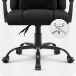 Поворотне крісло Cabro чорне C505 стиль та комфорт для роботи та відпочинку - Зображення 6