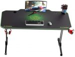 Ігровий стіл ULTRADESK FRAG Green 140x60 см з підкладкою для тривалих ігор - Зображення 8