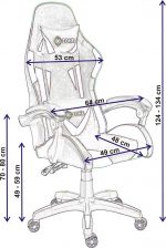 Зручне геймерське крісло X-Zone ASL SL-17 зелене - Зображення 4