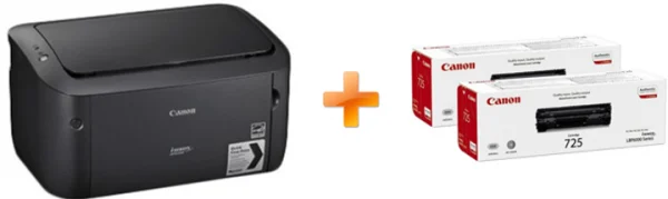 Лазерний принтер Canon i-SENSYS LBP6030B – компактний принтер + 2 картриджі в комплекті (8468B042AA)