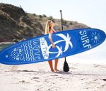 Дошка SUP Costway SP37090-M з веслом 305 см- ідеальний вибір для стабільності та комфорту на воді - Зображення 4