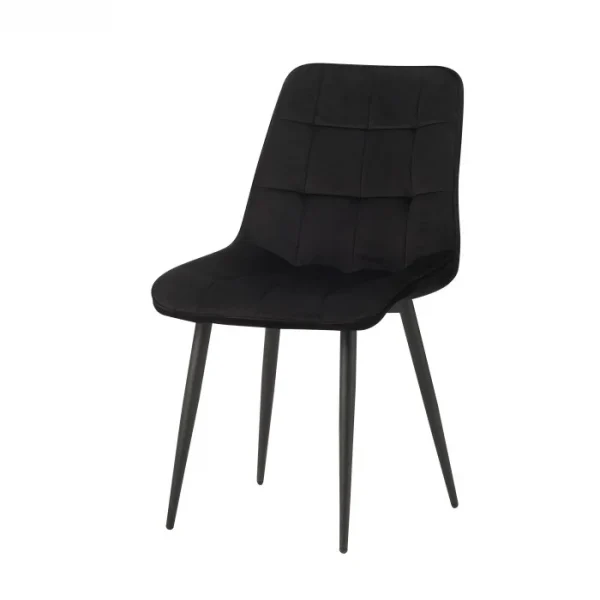 Стілець New Home оксамит чорний BLUVEL-19