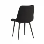 Стілець New Home оксамит чорний BLUVEL-19 - Зображення 4