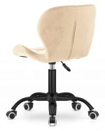 Офісне крісло Lugano бежеве на чорній ніжці Ідеальний вибір для стильного інтер'єру - Зображення 4