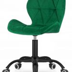 Офісне крісло Lugano зелене на чорній ніжці Ідеальний вибір