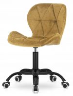 Офісне крісло Lugano коричневе на чорній ніжці Комфорт і стиль для вашого офісу та дому