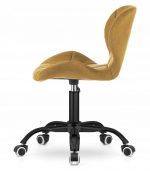 Офісне крісло Lugano коричневе на чорній ніжці Комфорт і стиль для вашого офісу та дому - Зображення 3