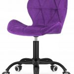 Поворотне крісло Lugano фіолетовий з чорною ніжкою Комфорт і стиль у кожному русі