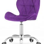 Поворотне крісло Lugano Фіолетовий з металевою ніжкою елегантність та зручність у вашому офісі