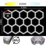 Світлодіодний світильник ALU HEXAGON P1 14HEX 237x420