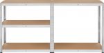 Металевий стелаж 2в1 Rebel 180x90x40 см на 5 полиць 750 кг. - Зображення 5