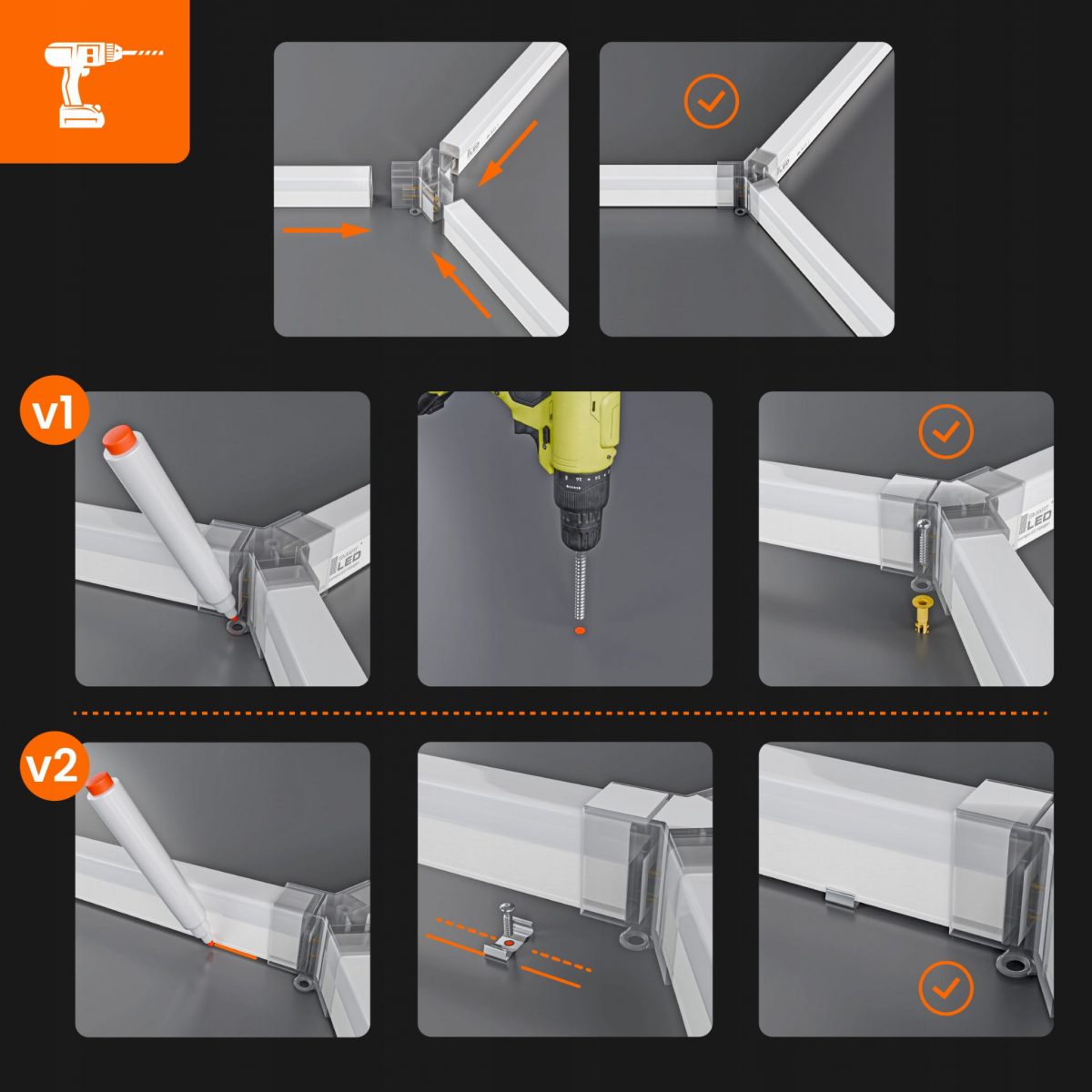 Стельовий світильник Smartled 522 х 298 см білий Сучасний дизайн та ефективне освітлення для вашого інтер'єру - Зображення 6