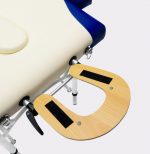 Розкладний алюмінієвий стіл для масажу I-Coucou синьо-кремовий стильний - Зображення 6