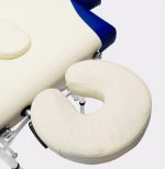 Розкладний алюмінієвий стіл для масажу I-Coucou синьо-кремовий стильний - Зображення 5