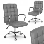 Офісне крісло для вашого робочого місця Sofotel Benton сіре - Зображення 2