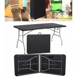 Стіл туристиний 180 СМ розкладний чорний (G495) -зручність та портативність для ваших пригод