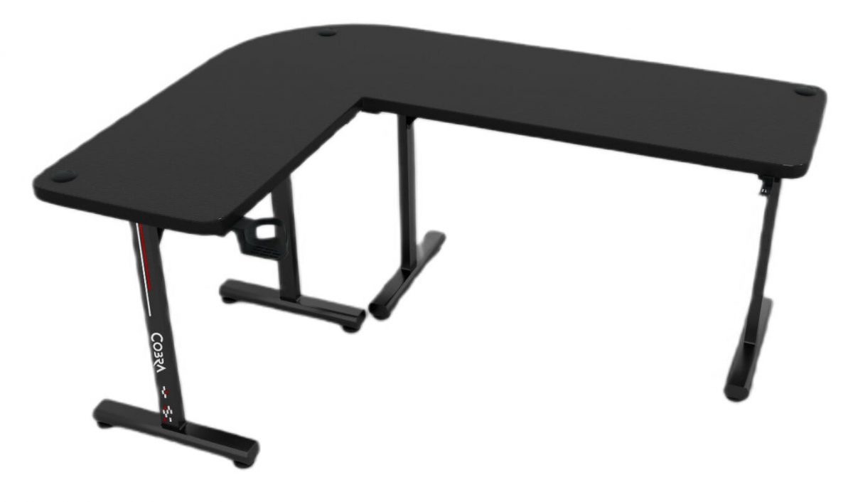 Геймерський стіл Cobra CR4552BK – елегантний чорний дизайн - Зображення 3