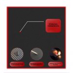 Яскравий ігровий стіл RGB ATOS Carbon 120 x 60 для ефектного дизайну - Зображення 5