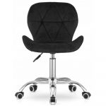 Офісне крісло MemFlow велюрове чорне - Зображення 2